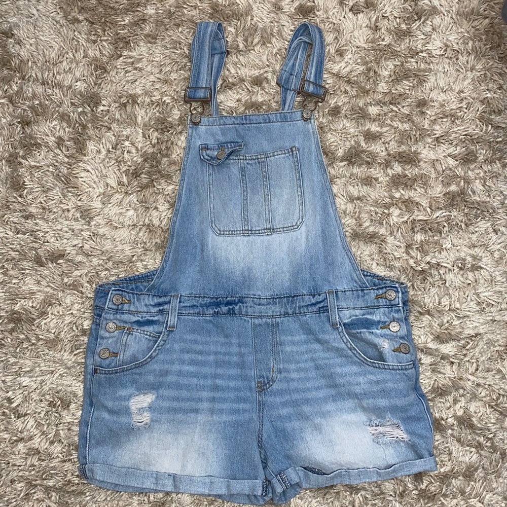 Denim overalls